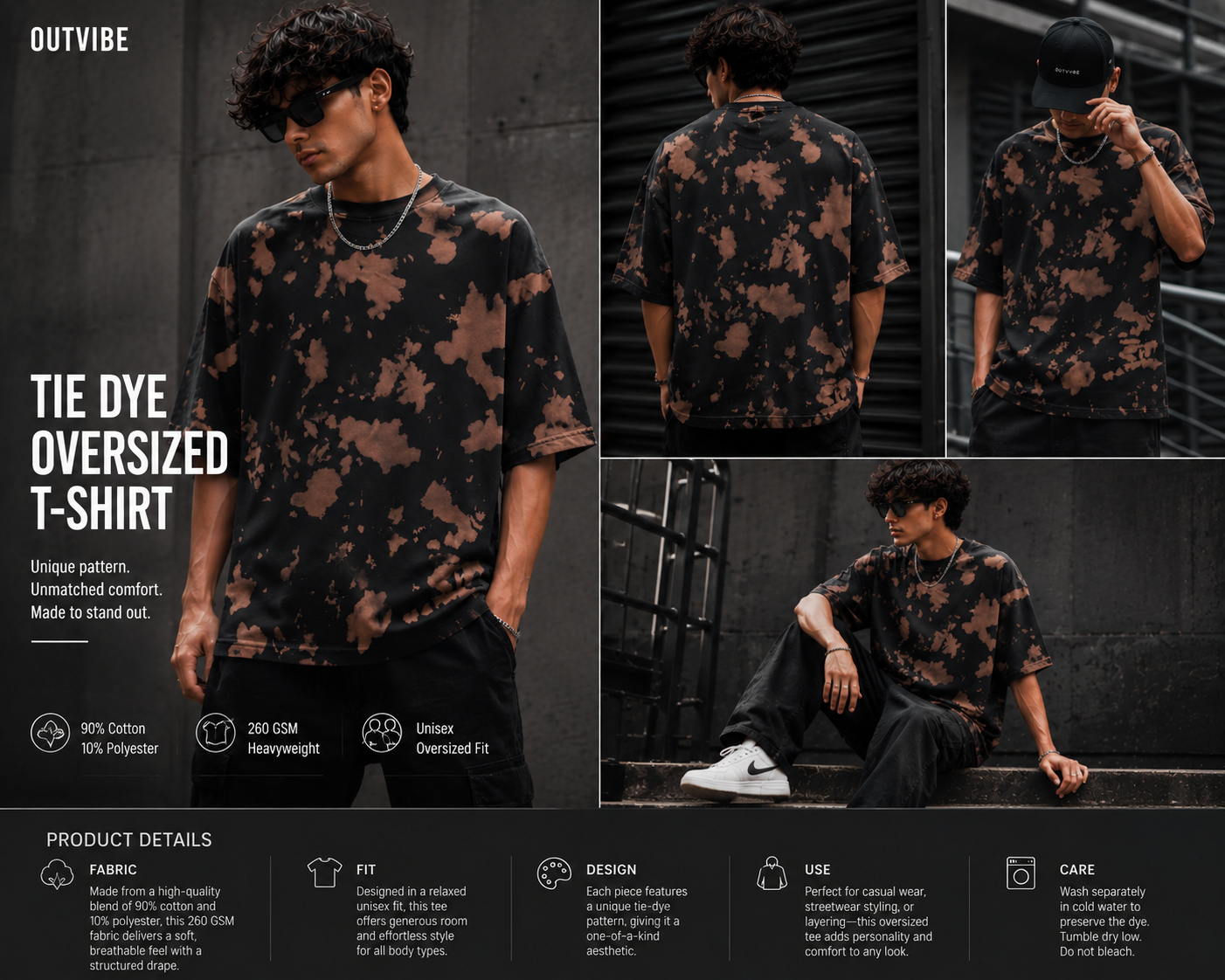 Tie Dye Oversized T-Shirt